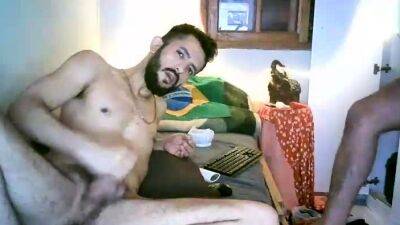 Hot muscled tanned gay hunk taking a shower - drtuber.com